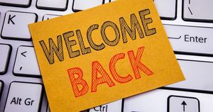 Welcome Back Letter