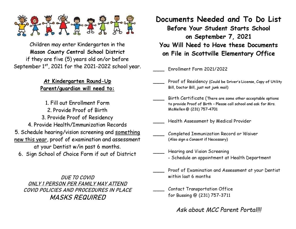Kindergarten Round Up