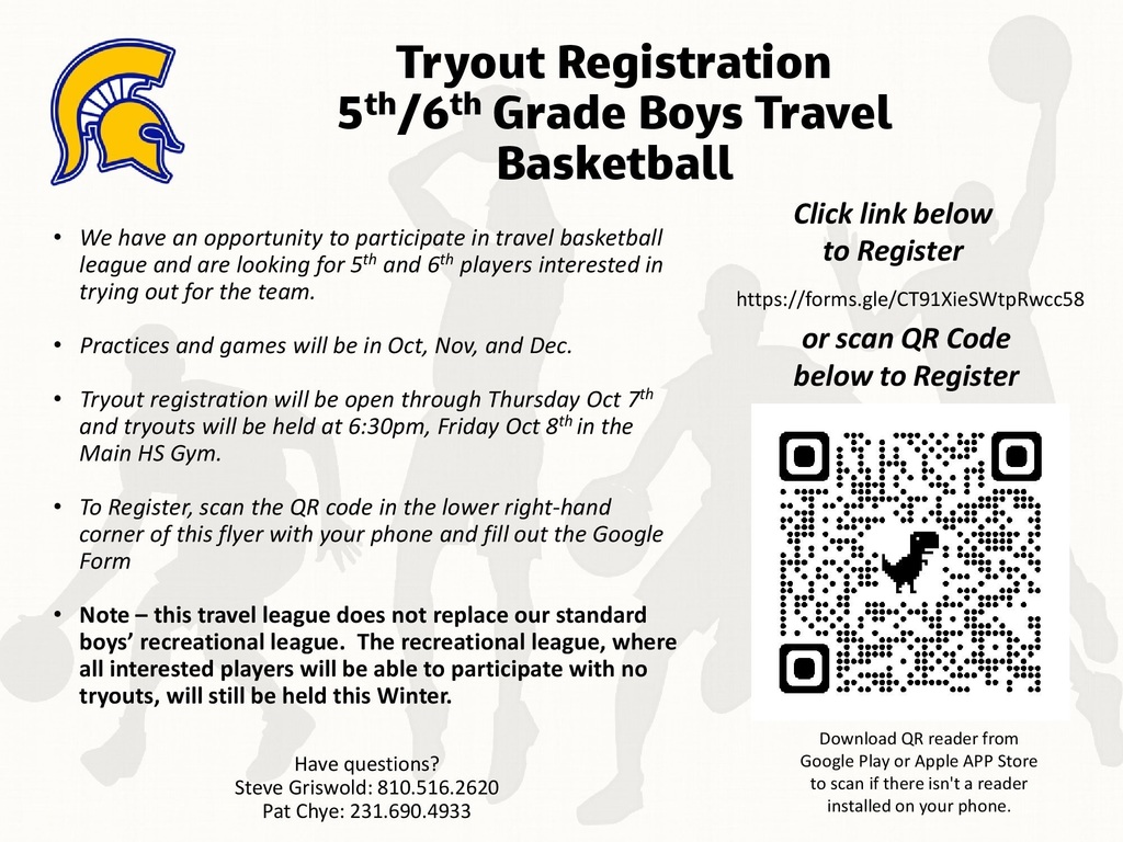 5th and 6th Grade Boys Travel Basketball