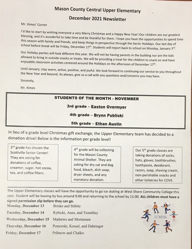 Dec. Newsletter