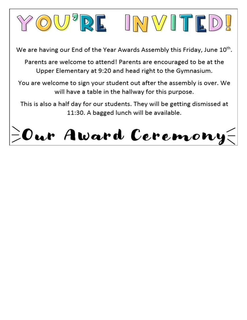 Awards Assembly